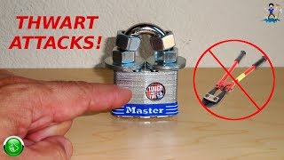 Prevent Bolt Cutter Attacks On Padlocks [upl. by Naeloj]