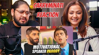 MOTIVATIONAL SPEAKER PARODY  CARRYMINATI  Neeti and Raman [upl. by Rodmann]