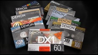 Denon Cassettes  Rare expensiveand worth it [upl. by Paver312]