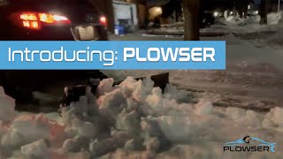 Introducing Plowser the hitch attached snow plow [upl. by Sitoiyanap]