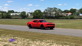 Hear the 2018 Dodge Challenger SRT Demon Under Full Throttle [upl. by Atikahs]