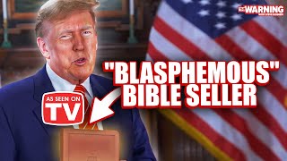 “Blasphemous” Trump Is Peddling a 60 Bible Here Are Other Times He’s Held a Bible  The Warning [upl. by Barnabas77]