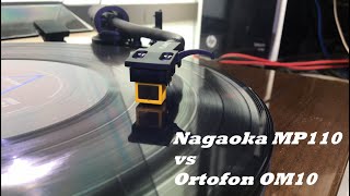 Installing new Nagaoka MP 110 cartridge and Ortofon OM10 comparison Turntable oh yeah [upl. by Myca838]