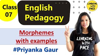 Morphemes Free Morpheme amp Bound Morpheme  CTETHTETREETOther TET’s  By Priyanka Gaur [upl. by Canty437]