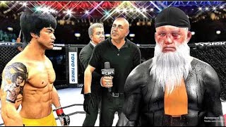 Bruce Lee vs Dark Santa  EA sports UFC 4  CPU vs CPU epic [upl. by Inoue]