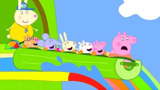 El Tobogán Acuático  Los cuentos de Peppa la Cerdita [upl. by Esilrahc]