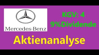 Mercedes Benz Aktie  der Favorit unter den Analysten als Kauf [upl. by Aliekat939]