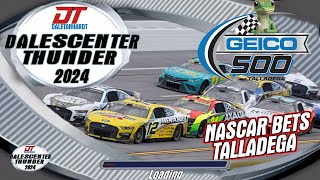 DALESCENTER NASCAR TALLADEGA BEST BETS AND PICKS [upl. by Enelkcaj]