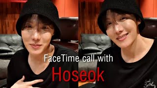 Hoseok imagine  facetime with your longdistance boyfriend [upl. by Inohs]