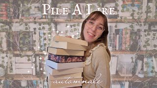 8 livres dans ma Pile à lire Automnale  🍂 [upl. by Kerad780]