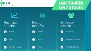 Kaiser Permanente Employee Benefits  Benefit Overview Summary [upl. by Atinnor]