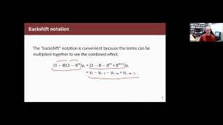 Forecasting Principles amp Practice 92 Backshift notation [upl. by Aramat]