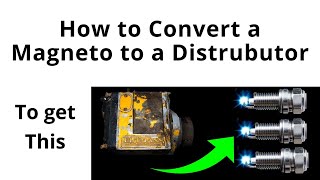 How to convert a Magneto to a Distributor on a Vintage Caterpillar Dozer D2 5J EP 12 [upl. by Nylaj]