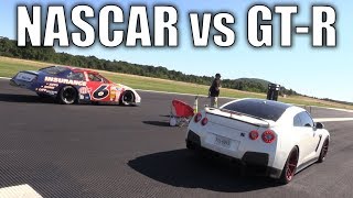 NASCAR takes on a GTR Porsche Roush Mustang [upl. by Eimareg]