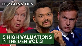 5 Incredibly High Valuations Vol 3  Dragons Den [upl. by Manwell]