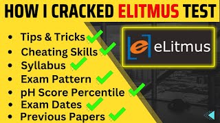 How I cracked Elitmus pH Test  Tips to Crack Elitmus PH Test  Books For Elitmus Exam  Syllabus [upl. by Nodnarbal]