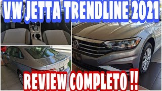 vw jetta 2021 trendline  review completo  interior y exterior  en español [upl. by Acsirp899]