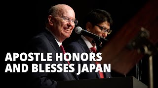 Apostle Honors and Blesses Japan [upl. by Aidyn]