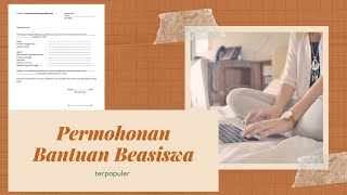 Permohonan Bantuan Beasiswa [upl. by Jacques]