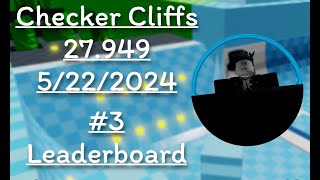 Super Blocky Ball 3 leaderboard Checker Cliffs 27949 [upl. by Leake]