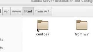 Samba Centos 7  install and share folder from centos 7 to windows 7 [upl. by Ahsini]