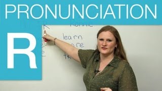 Pronunciation  How to make the R sound in English [upl. by Mcdowell83]