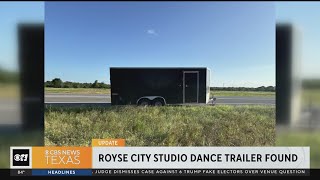 Royse City dance studios trailer found on the side of the highway [upl. by Eentihw]