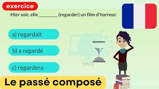 Apprenez et pratiquez  Le passé composé avec des phrases à compléter [upl. by Spevek332]