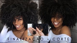 MINHA FINALIZAÇÃO ATUALIZADA  CORTE DO MEU CABELO [upl. by Lraep]