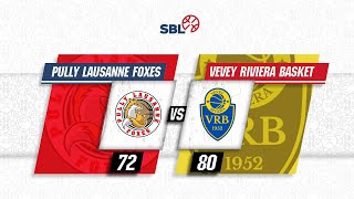 Pully Lausanne Foxes vs Vevey Riviera Basket  Game Highlights [upl. by Anot]