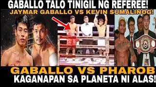 REYMART GABALLO VS PHAI PHAROB GABALLO TALO TINIGIL NG REFEREE TKO KAGANAPAN SA PLANETA NI ALAS [upl. by Doreg869]