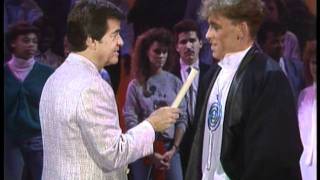 Dick Clark Interviews Baltimora  American Bandstand 1986 [upl. by Asirral]