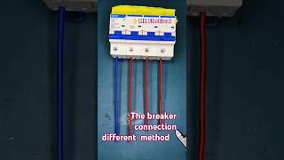 breaker connection diagram  breaker connection  circuit breaker connection  ac breaker [upl. by Pet435]