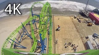 Hydrus front seat onride 4K POV Casino Pier [upl. by Eniretac]