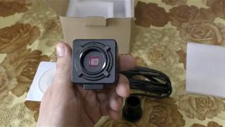 Unpacking HD USB20 5mp Industrial CMOS Camera [upl. by Bentlee]