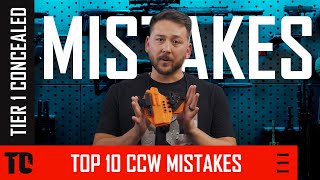 10 Concealed Carry MISTAKES to NOT make [upl. by Nodal]