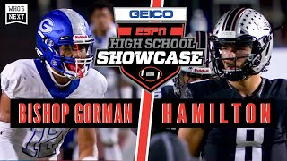 Bishop Gorman NV vs Hamilton AZ Football  ESPN Broadcast Highlights [upl. by Anitsirhcairam]