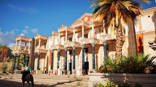 Walking in The Great Library of Alexandria 48 BC 4k [upl. by Irabaj331]