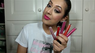 Stila Stay All Day Liquid Lipsticks review amp lip swatches [upl. by Hgielrebma]