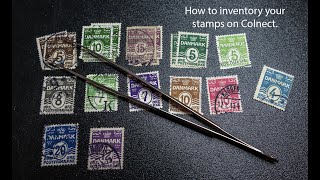 How to inventory your stamps on Colnect [upl. by Ailimaj]