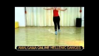 ZORBA THE GREEK SYRTAKI DANCE LESSON Part 1teacher Maria Athanassiadou Greece [upl. by Gussman]