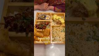 Gozo Ramen experience bentobox beeftacos review mdpur food [upl. by Kalbli]