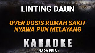 Linting Daun  overdosis rumah sakit nyawapun melayang  KARAOKE NADA PRIA [upl. by Cornwell355]