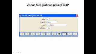 SUELDOS  TABLAS AUXILIARES  Zonas Geográficas para el SIJPwmv [upl. by Vere]