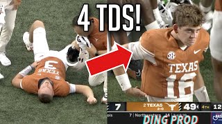 Arch Manning ELECTRIC Debut Highlights vs UTSA SPEED KILLS [upl. by Gold776]