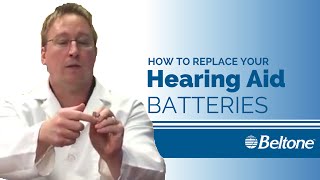 How To Change The Batteries On Your Beltone Hearing Aids [upl. by Llyrpa213]