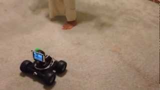 Arduino and Android Powered Object Tracking Robot [upl. by Ythomit]