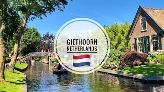 Giethoorn Netherlands 🇳🇱 July 2022  Walking Tour 4k 60fps UHD [upl. by Artemas]