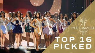 71st MISS UNIVERSE  Top 16 PICKED  Miss Universe [upl. by Roman]