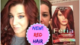 NEW RED HAIR  Feria Cherry Crush R57 [upl. by Olympias]